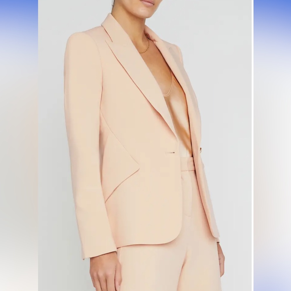 NWT L’Agence Chamberlain blazer in toasted almond - Picture 3 of 10